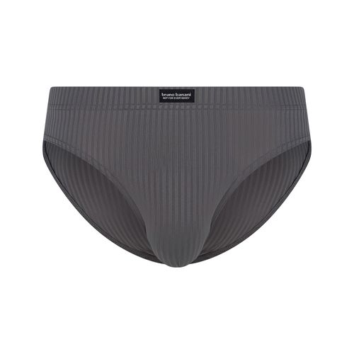 Slip BRUNO BANANI "ANTISTRESS 2.0", Herren, Gr. L, anthrazit, Stoff, Obermaterial: 90% Polyamid, 10% Elasthan, Unterhosen Slip