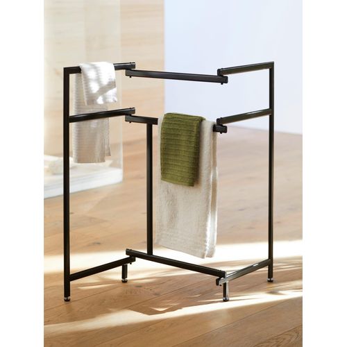 Handtuchständer HEINE HOME, schwarz, Handtuchhalter, Handtuchständer