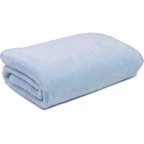 Kinderdecke GÖZZE "Premium Cashmerefeeling", blau (hellblau), B:75cm L:100cm, Polyester, Wohndecken, Kinderdecke, kuschelig warm