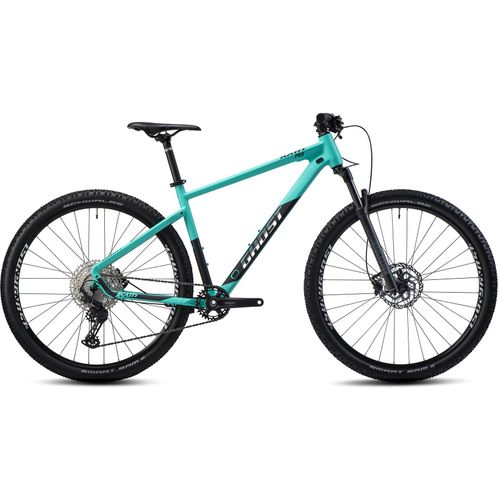 Mountainbike GHOST "Kato Pro AL" Gr. 36, grün (grün, schwarz), Fahrräder, 36cm, 27,5 Zoll (69,85cm), Mountainbike, für Damen und Herren, Kettenschaltung