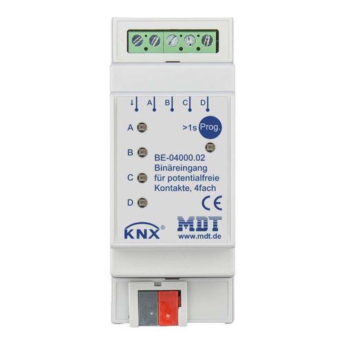 MDT technologies Binäreingang 4-fach 2TE REG, potentialfrei BE-04000.02)