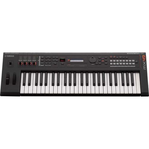 Yamaha Synthesizer MX-49 V2, 49 Tasten mit Anschlagdynamik, 83 x 29,8 x 9,1 cm, schwarz