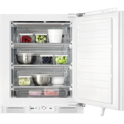 AEG Unterbau-Gefrierschrank / 820 mm / 95 L / Festtür OAB6I82EF Weiß