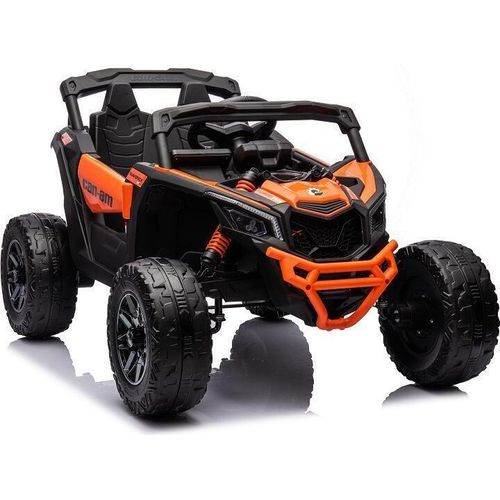 Kinderfahrzeug Elektro Auto Can Am Maverick UTV 2x200W Motoren Orange