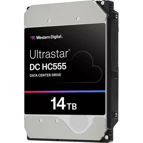 WD Ultrastar DC HC555 - Festplatte - Datencenter - 14 TB - intern - 3.5" (8.9 cm) - SATA 6Gb/s - 7200 rpm - Puffer: 512 MB