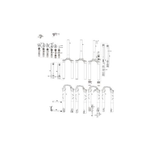 Rockshox-Kompressionskompressionsseite xx 120 mm