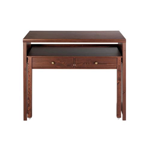 Schreibtisch HEINE HOME, braun, B:100cm H:88cm, Tische, Schreibtisch