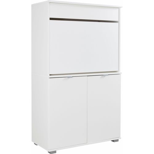 Sekretär PRIESS "Ahaus", weiß, B:82cm H:139cm T:38cm, Sekretäre, Sekretär