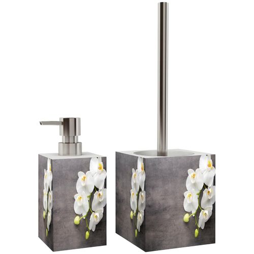 Badaccessoire-Set SANILO "Pretty", grau, Badaccessoires-Sets, Badaccessoire-Set