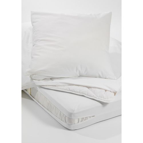 Matratzenschutzbezug SETEX "EVOLON", weiß, B:90cm L:200cm, Bezug: 70% Polyester, 30% Polyamid, Matratzenzubehör, Matratzenschutzbezug