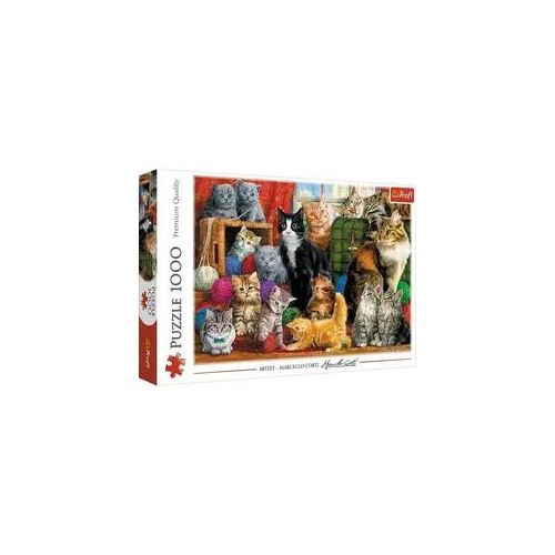 Puzzles - "1000" - Katzentreffen
