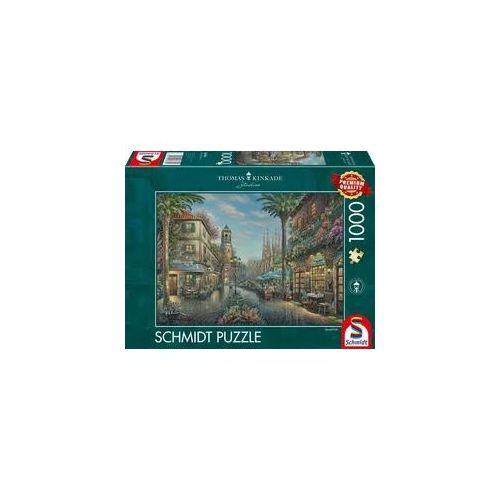 Spanisches Straßencafé, Puzzle Thomas Kinkade 1.000 Teile