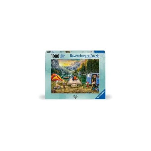 Ravensburger Puzzle 12000076 - Calm Campsite - 1000 Teile Puzzle für Erwachsene und Kinder ab 14 Jahren
