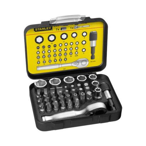 STANLEY "1/4" Bit-Satz, 25mm, 39-tlg.
