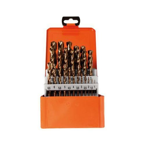 Spiralbohrer-Set Projahn BASIC, 25 kurze Spiralbohrer, in Metallkassette