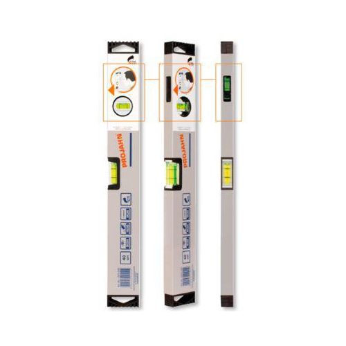 Wasserwaage PROJAHN, mit Vertikal-Spiegel-Libelle, Toleranz 0,5 mm/m, L 200 cm