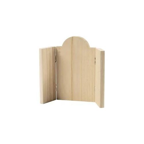Creativ Company Holz-Triptichon, Größe 18x22 cm, 1 Stk