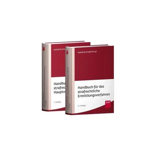 Paket Handbuch für das strafrechtliche Ermittlungsverfahren und Handbuch für die strafrechtliche Hauptverhandlung