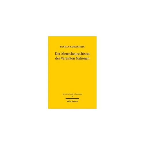 Der Menschenrechtsrat der Vereinten Nationen