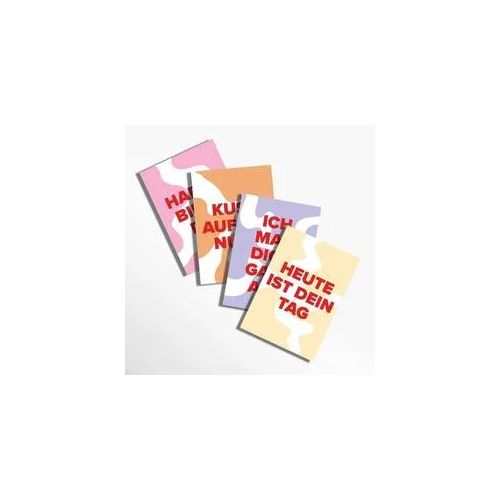 Grußkarten-Set: Bunt