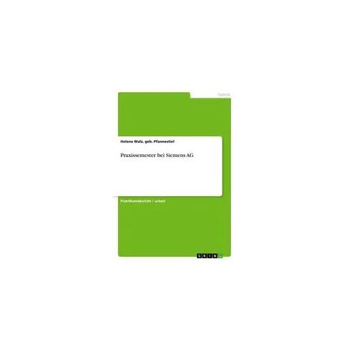 Praxissemester bei Siemens AG