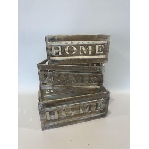 Holzkiste HOME