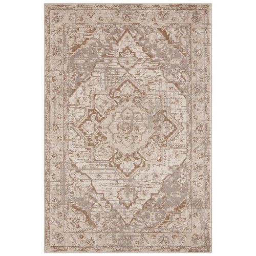 Hanse Home Flachwebeteppich Terrain, Braun, Creme, Kunststoff, orientalisch, rechteckig, 120x170 cm, Oeko-Tex® Standard 100, für Fußbodenheizung geeignet, in verschiedenen Größen erhältlich, pflegeleicht, strapazierfähig, leicht zusammenrollbar, Teppiche & Böden, Teppiche, Moderne Teppiche