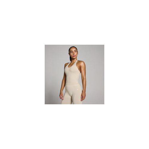 MP Damen Tempo Nahtlos Neckholder-Top - Wüstensand - XXL