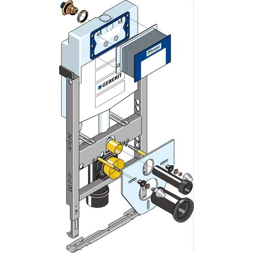 Geberit Huter Montageelement WWC UP320 für Trockenbau, Vor- und Inwand, 1 Stk.