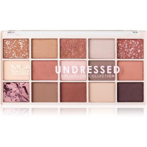 MUA Makeup Academy Eyeshadow Collection 15 Shade Palette oogschaduw palette Tint Undressed 12 g