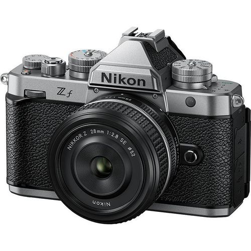 Nikon Z f SL + 40 SE Kit, 24,5 MP, 6048 x 4032 Pixel, CMOS, 4K Ultra HD, 710 g, Schwarz, Silber