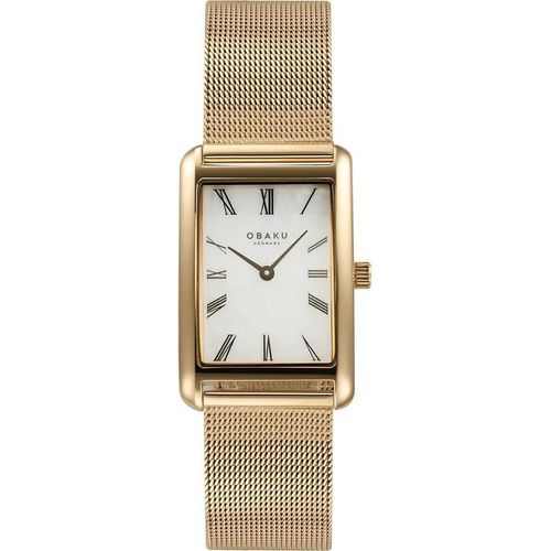 Uhr Obaku Women's Gold Obaku-V311LXGWMG