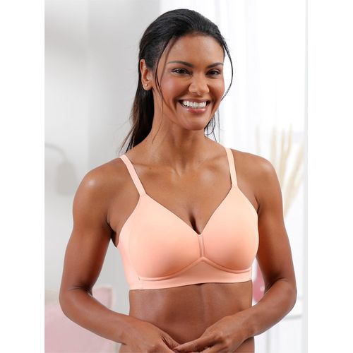 T-Shirt-BH NATURANA, Damen, Gr. 95, Cup C, apricot, 75% Polyamid, 25% Elasthan, Futter:100% Polyester, Rückenteil:84% Polyester, 16% Elasthan, BHs T-Shirt-BH