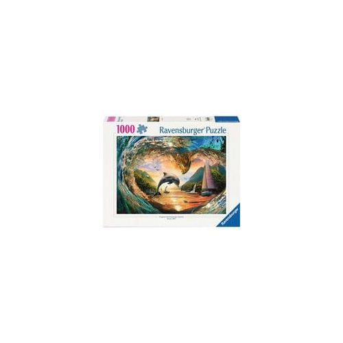 Puzzle Sprung in den Sonnenuntergang 1000 Teile
