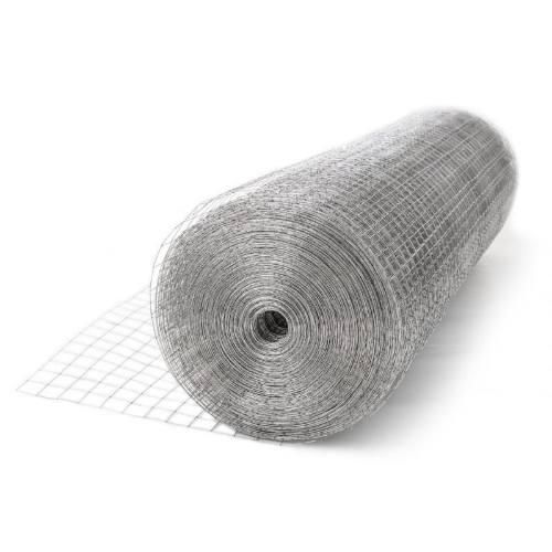 Geschweißtes Kaninchennetz, 25 x 25 x 0,8 mm, 1 x 50 m