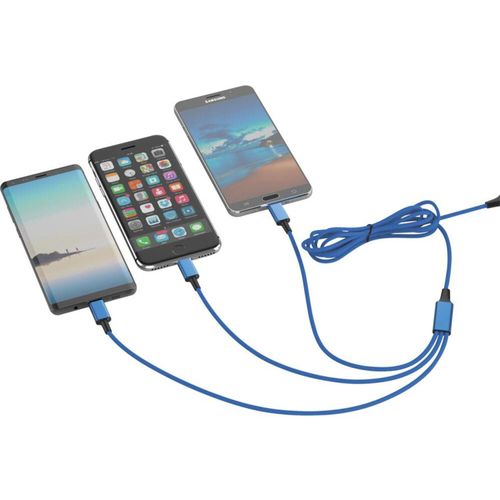 20x SMRTER 5in1 Ladekabel Nylon Micro USB C Lightning Smartphone Handy Apple S8