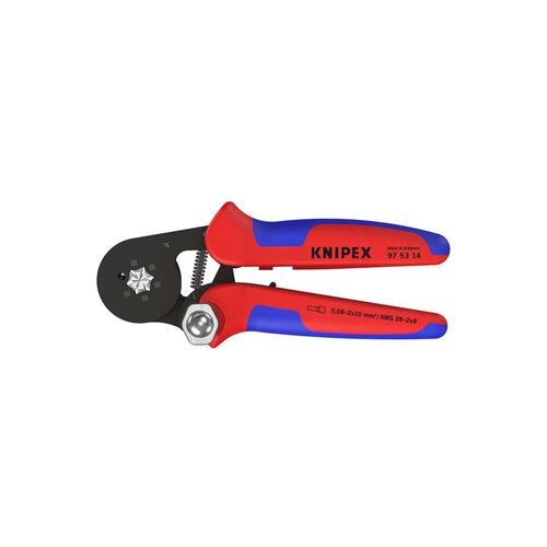 Knipex 97 53 14 Crimpzange für Aderendhülsen mit Ratschenmechanismus L180mm)