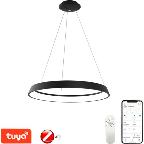 Immax NEO LIMITADO Smarte Pendelleuchte 60cm 39W schwarz Zigbee 3.0