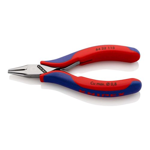 KNIPEX 64 22 115 Elektronik-Vornschneider mit Mehrkomponenten-Hüllen 115 mm)