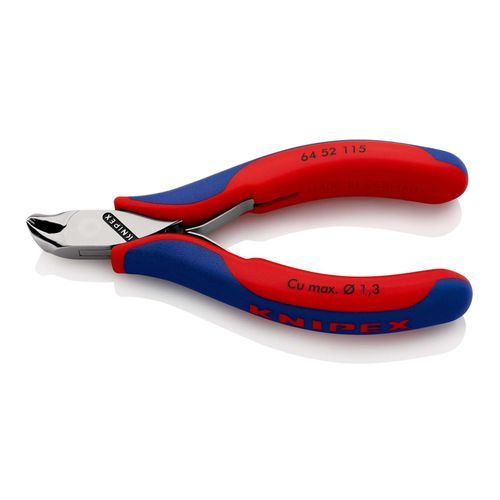 KNIPEX 64 52 115 Elektronik-Vornschneider mit Mehrkomponenten-Hüllen 115 mm)