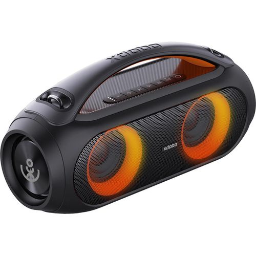 XDOBO Vibe Plus Tragbarer Bluetooth-Lautsprecher, IPX5 wasserdicht, 80W Lautsprecher, TWS-Serie, Stereo, HiFi-Sound, AUX, USB Mobiler Lautsprecher