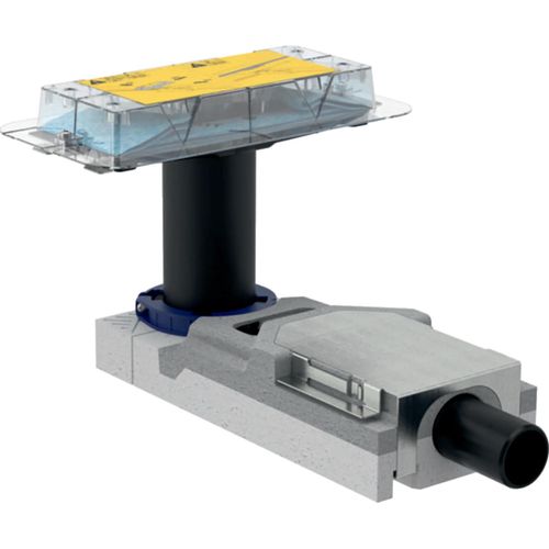 Geberit Rohbauset zu Geberit CleanLine Duschrinnen, für Estrichhöhe am Einlauf 65–90 mm, d=40mm, 154.152.00.1