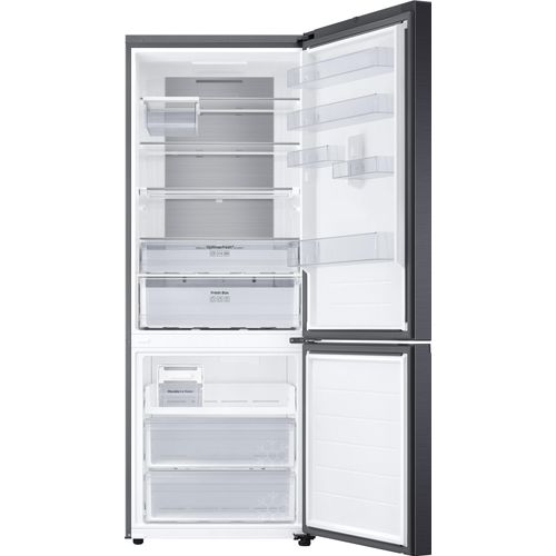 Samsung Kühl-/Gefrierkombination mit 75 cm Breite und Twist Ice Maker, 538 ℓ, 538 l, SN-T, 12 kg/24h, B, Fresh Zone Fach, Schwarz