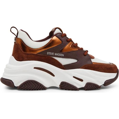 Steve Madden Progressive Sneakers Laag - Brons - Maat 39
