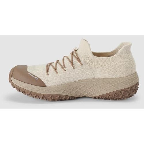 UYN Easy In Damen Sportschuhe, Beige in Gr. 41, Technischer Schuh für Stadt und Trail, Textil, Optimale Stabilität und Komfort