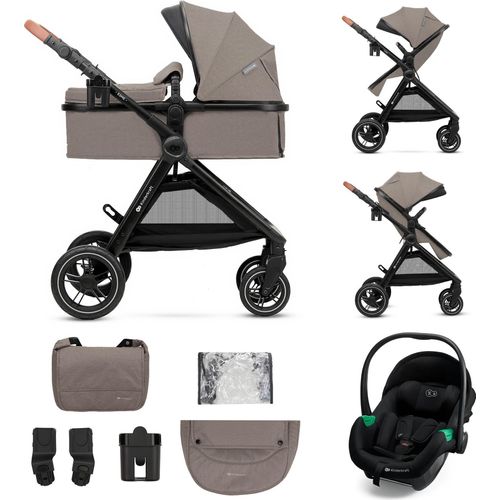 Kinderkraft Kinderwagen 3in1 Esme Pro / Kombikinderwagen, Kinderkraft:Sand Beige