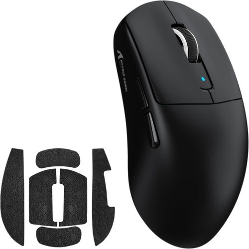 Superleichte Gaming-Maus, PixArt PAW3950MAX Sensor, 8K Wireless/BT/2.4G, 42000 DPI, für Win11/Xbox/PS/Mac mit schneller Reaktionszeit