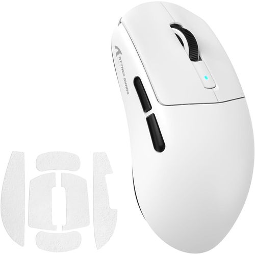 Superleichte Gaming-Maus, PixArt PAW3950MAX Sensor, 8K Wireless/BT/2.4G, 42000 DPI, für Win11/Xbox/PS/Mac mit schneller Reaktionszeit