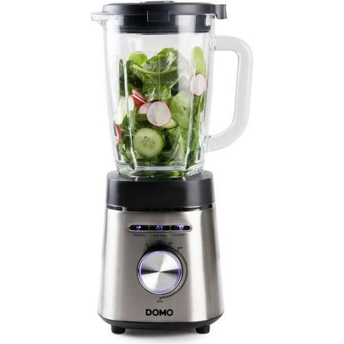 Standmixer - DOMO - DO740BL - Hohe Geschwindigkeit - 1400 W - 1,75 l - Grau