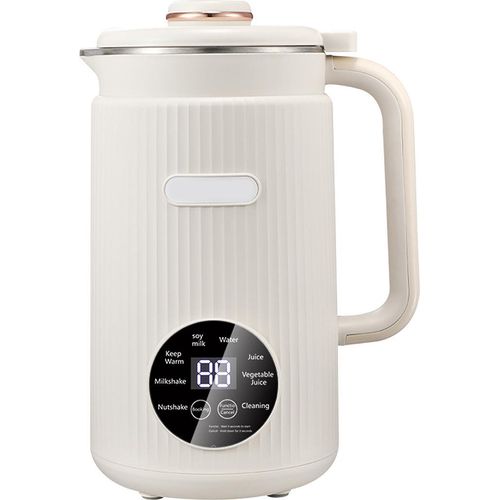 Sojadrink-Mixer 8-in-1 Programmierbare Mixer mit Digitalanzeige 12 Edelstahlklingen Automatische Reinigung 8H Warmhaltefunktion für Mandeldrink Sojadrink